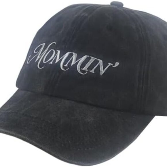 Mommin Baseball Cap Cotton Adjustable Sun Protection Moms Gift - Picture 2 of 6